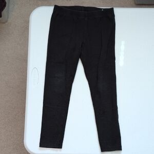 jumping beans Black Stretch Cotton Leggings